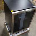 EUHOMY 24 Inch Beverage Refrigerator, 180 Can Built-in Beverage Cooler, Under Counter Beer Fridge with Glass Door for Soda, Water, - For Kitchen, Bar or Office