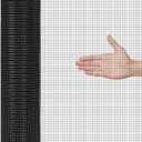 Black Hardware Cloth, 1/2 Inch, PVC Vinyl Coated 19GA Chicken Wire, Rustproof & Weather-Resistant Welded Fence for Chicken Coops, Garden Protection, Raised Beds, Pest Barrier (25-PVCHC-48X100)