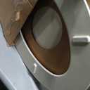 Mayfair Cameron Bone Toilet Seat, Non Slip Heavy Duty Wood, Easy Clean, Made in USA, Elongated