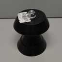 3 Inch 4Inch Boat Trailer Roller Assembly Bow Stop Bell Roller with 1/2 Inch Shaft, 3 Inch Roller fits 3 Inch Bracket, 4 Inch Roller fits 4 Inch Bracket, Polyurethane (3inch Black V)