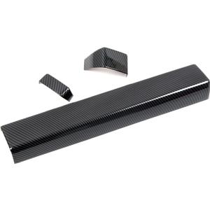 for Toyota Tundra 2022 2023 Carbon Fiber Middle Console Dashboard Decor Trim 3Pcs