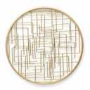 20in. Golf Crosshair Round Metal Decor