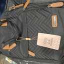 iniuniu Diaper Bag Backpack, 4 in 1 kit Large Unisex Baby Bags for Boys Girls, Waterproof Travel Back Pack with Diaper Pouch Black