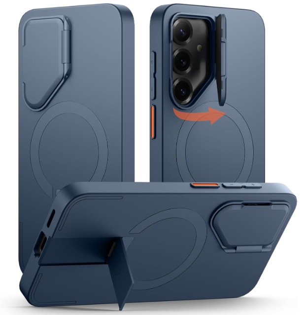 SURITCH for Samsung Galaxy S25+ Plus Phone Case, Magnetic Shockproof Protective Cover with Camera Cover & Adjustable Metal Kickstand for Galaxy S25+ Plus(2025)-Dark Blue
Visit the SURITCH Store