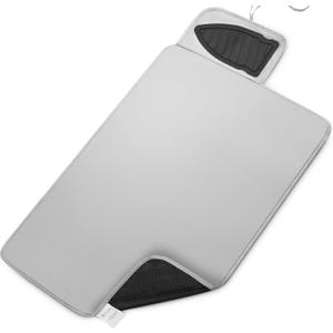 Handy Laundry Portable Ironing Mat - Easily Change Any Flat Surface into an Ironing Board. Features Silicone Slip Resistant Iron Rest to Safely Place Your Hot Iron. Easy to Take Along When Traveling.