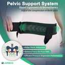 Pelvic Support Belt for Prolapse, Pro Band Brace for Vulvar Varicosities, SPD Treatment, LCS, Groin, Pelvic Floor, Organ Prolapse Support Relieve Tilted or Twisted Pelvis Girdle Pain (Large)
