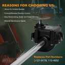 HQPASFY Transmission Axle Assembly Compatible with Toro Walk Behind Mowers, Lawn Mower Transmission, Replace# 121-9178, 115-4652