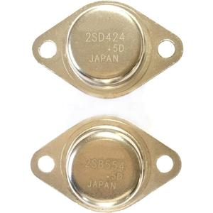 3 x New 1Pairs for 1Pcs 2SD424 + 1Pcs 2SB554 to-3 Silicon NPN + PNP Power Transistors D424 + B554