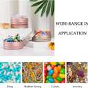 2 oz / 60ml Screw Top Aluminum Tin Jar with Screw Lid and Blank Labels - Pack of 23 (Champagne)