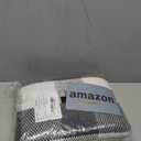 HOMEMONDE Checked Indoor Outdoor Area Rug 3'x5' Grey and White Cotton Buffalo Plaid Rug Washable Doormats for Layered Front Door Mats, Porch, Kitchen, Farmhouse, Living Room, Bedroom, Entryway