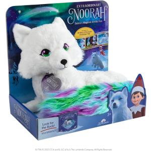 Extraordinary Noorah Plush - 9-Inch Deluxe Animal Plush with Northern Lights-Inspired Tail - As Seen in Elf Pets: A Fox Cub's Christmas Tale - Arctic Fox Pal of The Elf on the Shelf