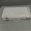 tujol White 6 Pack Plastic Table Cloth 54" x 108", Disposable Tablecloths Rectangle Table Cover, Plastic Tablecloths for Parties