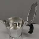 Imusa USA Aluminum Stovetop 6-cup Espresso Maker (B120-43V), Silver