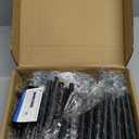 Ravinte 45 Pack | 5 Inch Cabinet Pulls Matte Black Stainless Steel Kitchen Drawer Pulls Cabinet Handles 5 Inch Length, 3 Inch Hole Center