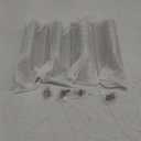 Sumnacon Stainless Steel Door Handle, 4 Pack Pull Push Handle 7.9x2.5 Inch, for Wooden and Composite Doors, Garage, Barn, Home, Commercial Use, Silver