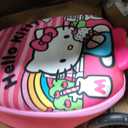 Fast Forward Hello Kitty 2-in-1 Kids Scooter Suitcase & Ride-on Carry-on Luggage Lightweight Travel Case with Built-in Kick Scooter