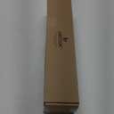 Black Curtain Rods for Windows 48-84 Inch, 6/8 Inch Adjustable Telescoping Drapery Rod with with Translucent Gold Foil Finials, Decorative Single Curtain Rod Set for Bedroom Living Room