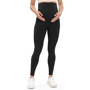 Buttergene Women's Maternity Leggings over the Belly Pregnancy Active Wear Workout Yoga Tights Pants,L