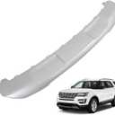 munirater Front Bumper Lower Valance Glossy Silver Plastic Replacement for 2016-2017 Explorer FB5Z8419APTM FO1095262