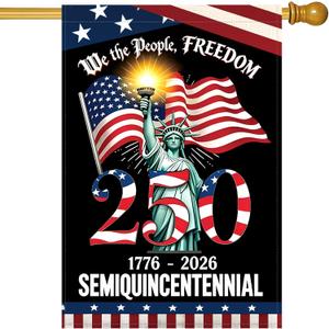 250 Years America Garden Flag, 250th Anniversary USA Patriotic