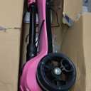 24V Electric Scooter for Kids w/150W Powerful Motor, Thumb Throttle, LCD Screen, Bluetooth, Light-Up Stem Deck & Wheels, 3 Adjustable Heights, 5MPH Safe Speed, 3 Wheel Electric Scooter for Kids (Pink)