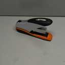 Swingline Stapler, 70 Sheet Capacity, Optima 70, Jam Free, Reduced Effort, Soft Grip, Metal, Silver/ Black/ Orange (87875)