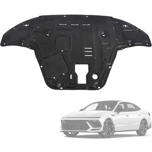 Engine Splash Shield Guard for Hyundai Sonata 2024 2025 -Heavy-Duty PVC Skid Plate for Radiator, Engine&Transmission -Extended Coverage, Maintenance Holes&Ventilation Design