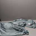 PLEASANT BOULEVARD Velvet Curtains [2 Panels] Heavy Blackout Window Drapes with Rod Pocket, Thermal Insulated Darkening Curtains for Living Room, Bedroom, & Home Decor (52" W x 95" L, Greyish Blue)