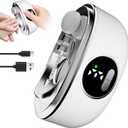 2026 New 3-in-1 Electric Nail Clipper for Fingernails & Toenails, Rechargeable 6-Speed Electric Nail File with LED Light,Display, Storage,for All Width & Thickness Nails,Ideas for Seniors,Adults,Kids