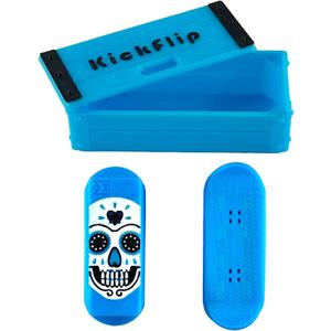 Magnetic Kickflip Fidget Slider Toy for Adults Mini Flip Fingerboard Skateboard with Storage Crat Portable,Office Desk Toys