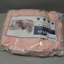 CozyLux Full Size Comforter Sets Blush Pink, 7 Pieces Bed in a Bag Full Comforter Set with Sheets, Luxury Bedding Set with Down Alternative Comforter, Fitted Sheet, Flat Sheet, Pillowcases & Shams