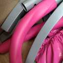 36 Inch Kids Trampoline: Mini Trampoline with Handle Indoor Outdoor Use, Toddler Small Fitness Rebounder (PINK)