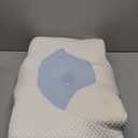 Osteo Cervical Pillow for Neck Pain Relief, Hollow Design Odorless Memory Foam Pillows with Cooling Case, Adjustable Orthopedic Bed Pillow for Sleeping, Support for Side Back Sleepers (Queen(25.5*16.5*5.2/4.1 inches), Blue)