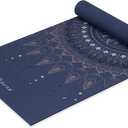 Gaiam Yoga Mat - Premium 6mm Print Extra Thick Non Slip Exercise & Fitness Mat for All Types of Yoga, Pilates & Floor Workouts (68"L x 24"W x 6mm Thick)