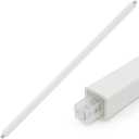 Showingo Towel Bar Replacement Rod 24 Inches Adjustable Spring End Wall Mount Replacement Towel Bar for Ceramic Holder Bathroom Kitchen Towels Bars Storage (White Towel Holder)