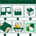 Graduation Decorations Class of 2026 - Green Graduation Decorations - Balloons Boxes with Letters 2026 GRAD So Proud of You, Congrats Grad Party Decorations for Any Grades