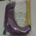 PATIKIL 24in Pampas Grass Decor, 50pcs Artificial Pampas Grass Bulk Fluffy Faux Pampas Grass Small Dried for Home Boho Decor Vase Wedding Wall Ground, Dark Purple