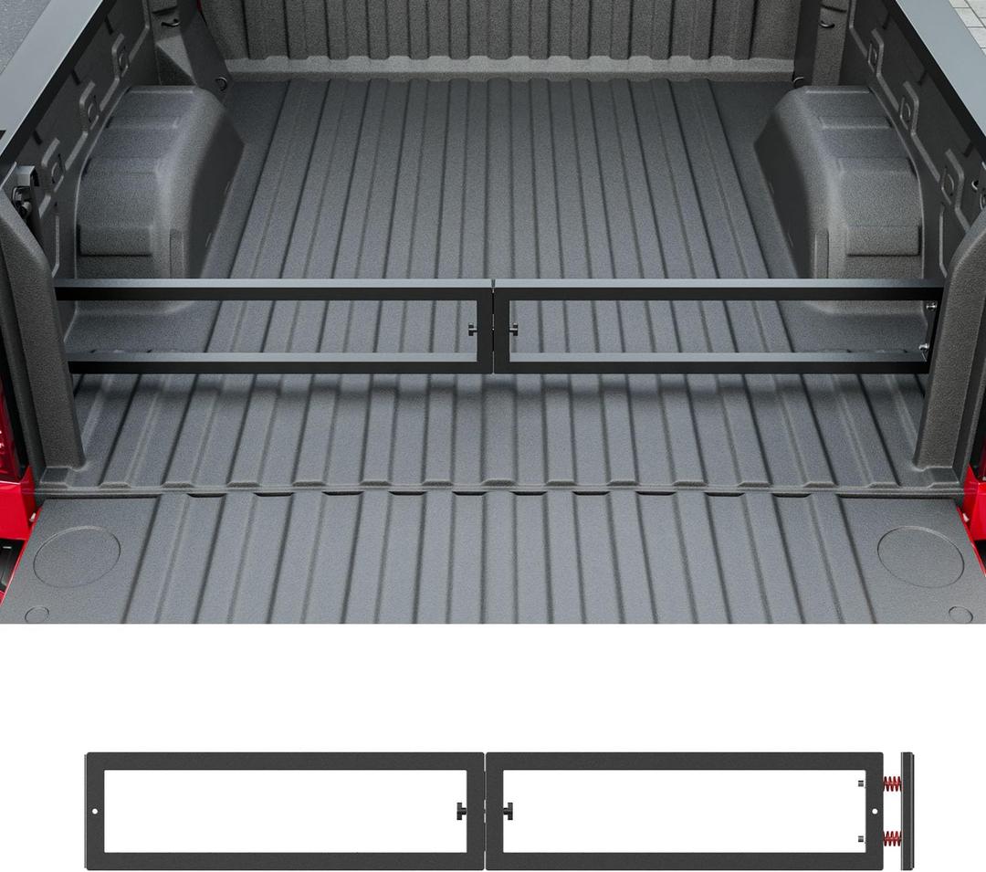 Truck Bed Divider Compatible with 19-25 Chevy Silverado 1500 20-25 GMC Sierra 2500 HD 3500 HD Molle Panel Cargo Manager Replacement for 2019-2025 Chevy Silverado Accessories
