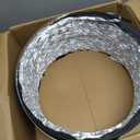 14 Inch 12ft Aluminum Ducting-4 Layer Protection Dryer Vent Hose for HVAC Heating Cooling Ventilation and Exhaust, 2 Clamps Included