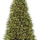 National Tree Company 12 ft Pre-Lit Dunhill Fir Artificial Christmas Tree, 1,500 Clear Lights, 7,794 Tips, Includes Stand, Green