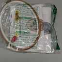 Maydear 4 Pack Embroidery Starter Kit with Pattern, Stamped Cross Stitch Kits for Beginners Adults with Embroidery Hoop and Instructions, Hand Embroidery Kit Cross Stitch Kits Stamped (brown)