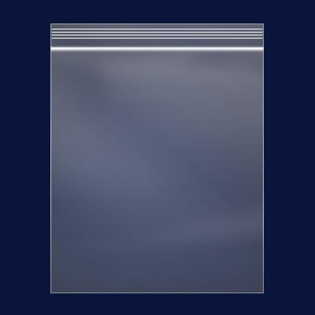iMailer - 200 Count - 8" x 10" Zip Bags - Clear Reclosable Zip Plastic Poly Bags 2 Mil with Resealable Lock Seal Zipper for Art Prints, Brochure, Photoes, Handicraft Gift
