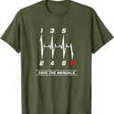 Save the Manuals  The Heartbeat for True Car Drivers! T-Shirt