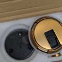 HOOFUS No Magnetic Mechanical Floor Door Stopper,Adjustable Door Holder, with Heightening pad for Door Gaps up to 1.2 Inch in Height,Nail Free or Screws (Matte Brown Bronze, 1 Pack)