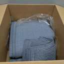 palassio Blue Grey 100% Cotton Quilt Queen Size Bedding Sets with 2 Pillow Shams, Textured Lightweight Soft Bedspread Shabby Chic Coverlet, Quilted Comforter Bed Cover for All Season, 3 Pieces