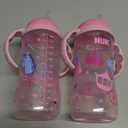 NUK Learner Cup, 10 oz, 8+ Months, 2 Count  BPA Free, Spill Proof Sippy Cup (Pink Kingdom)