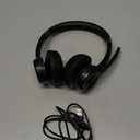 TECKNET Wireless Headset, Bluetooth Headset with AI Noise Cancelling Microphone - Rechargeable Bluetooth V5.2 Headphones, 50H Playtime & Mic Mute, On Ear Headphones for Trucker/Remote Work/Call Center (Deep Black)