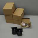 Goldenwarm Black Door Knobs Interior, Zinc Alloy Square Ball Matte Black Privacy Door Knobs for Bedroom, Bathroom,Heavy Duty Interior Door Knob Bulk - Modern & Stylish(6 Pack)