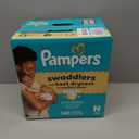 Pampers Swaddlers Diapers, Size 0 (up to 10 lbs), 140 Count, Absorbent, Keeps Baby Dry and Comfortable, Skin Safe Disposable Baby Diaper 