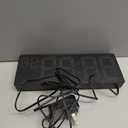 AMIR Digital Alarm Clock, [Upgraded Version] LED Clock for Bedroom, Electronic Desktop Clock with Type-C Port,Adjustable Brightness,DST,Snooze,12/24H Display for Home,Office